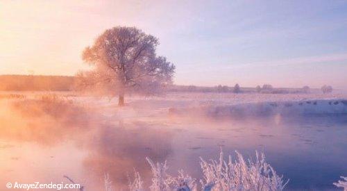  زیبایی های فریبنده صبح گاه زمستانی 